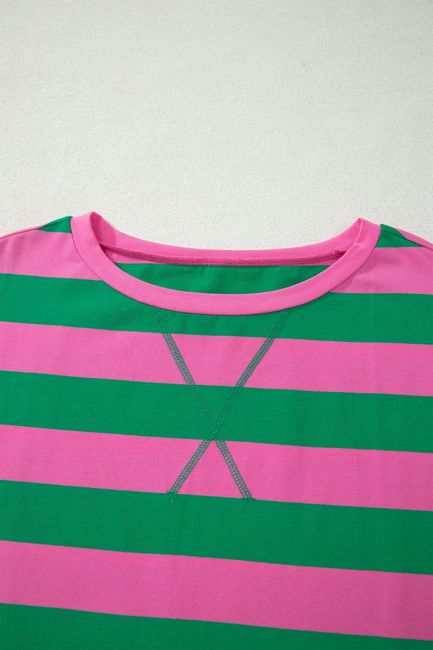 Yellow Stripe Dolman Tee Drawstring Skort Athletic 2pcs Set