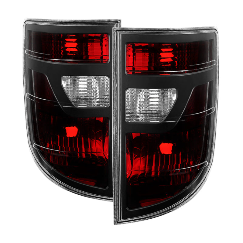 xTune Honda Ridgeline Pickup 06-08 Luces traseras estilo OEM rojo ahumado ALT-JH-HRID06-OE-RSM