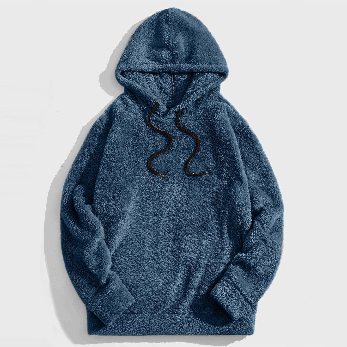 Men's Thick Double-sided Casual Loose Long-sleeved Hooded Sweater