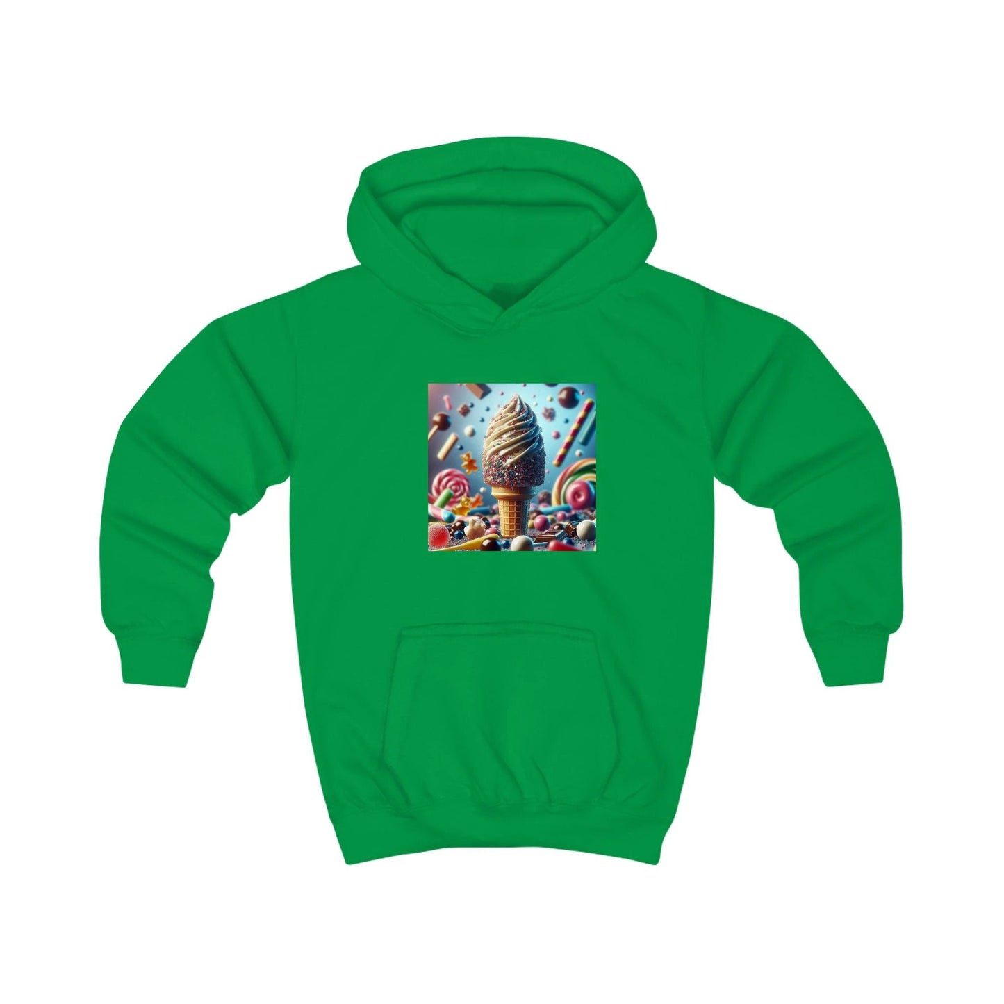 Ice Cream Fun Kids Hoodie - Colorful Candy Design