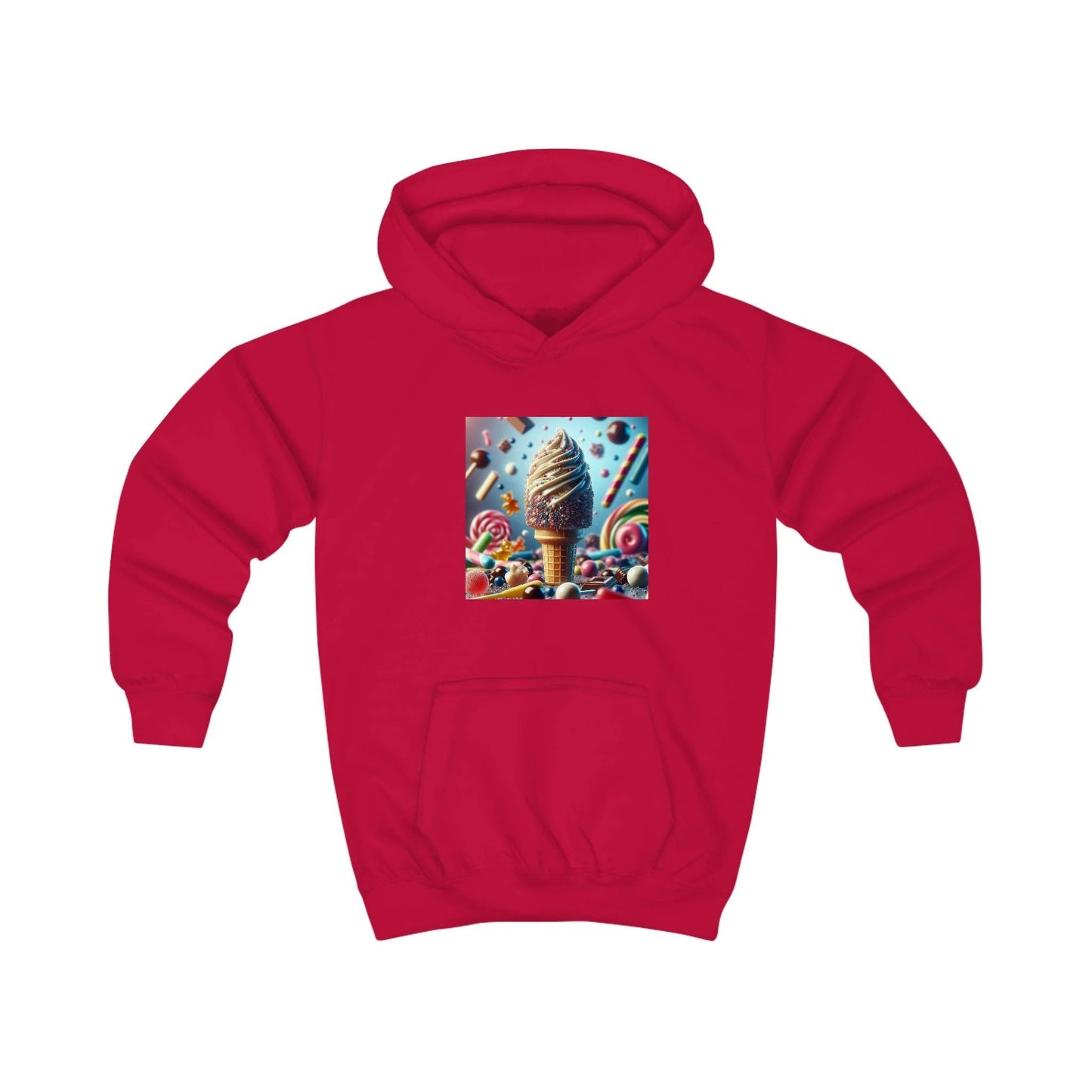 Ice Cream Fun Kids Hoodie - Colorful Candy Design