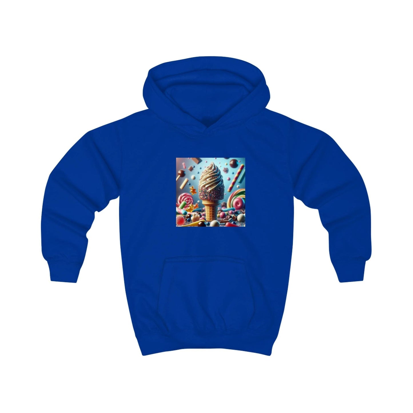 Ice Cream Fun Kids Hoodie - Colorful Candy Design
