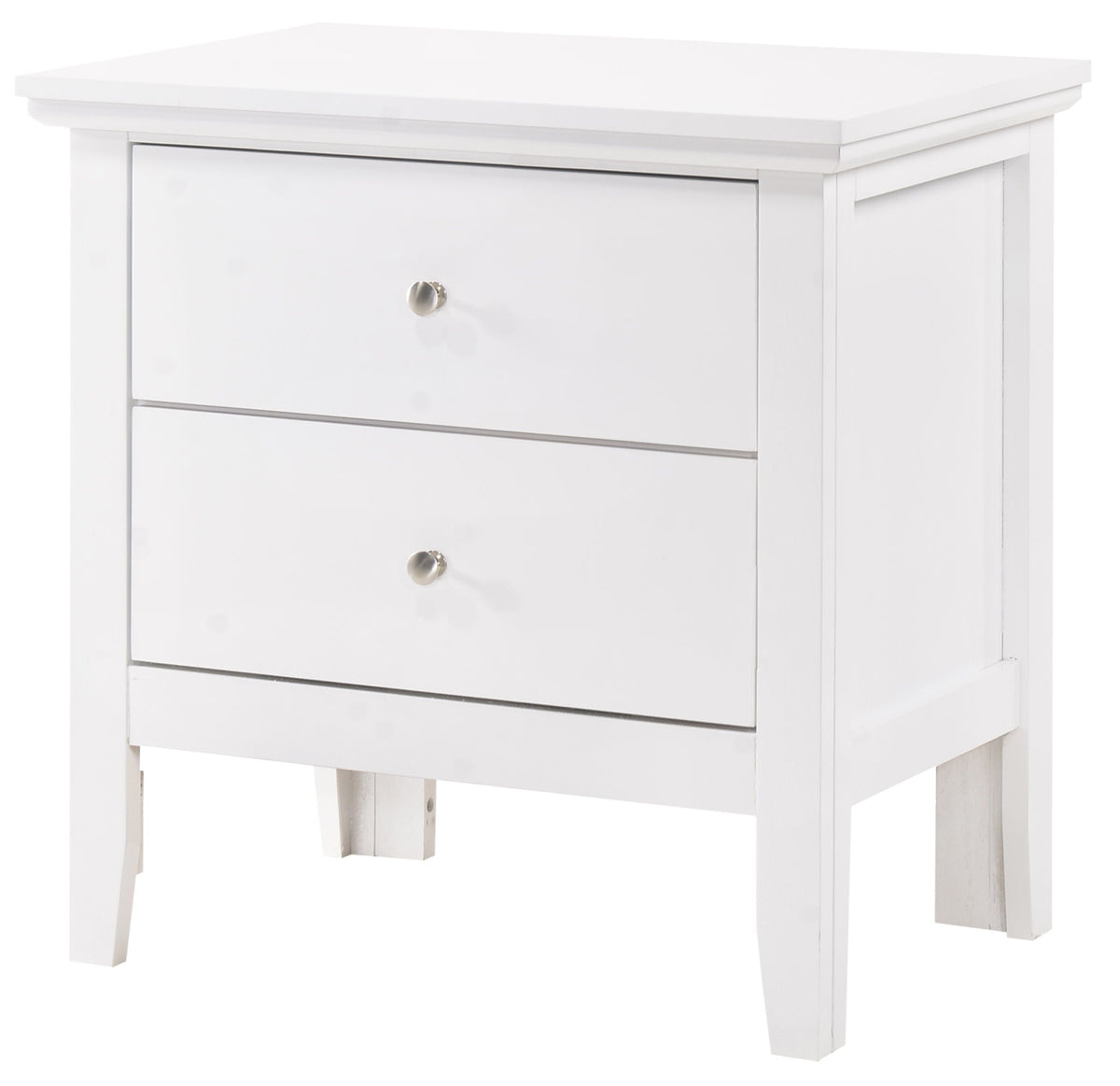 English Dovetailed Drawers Nightstand