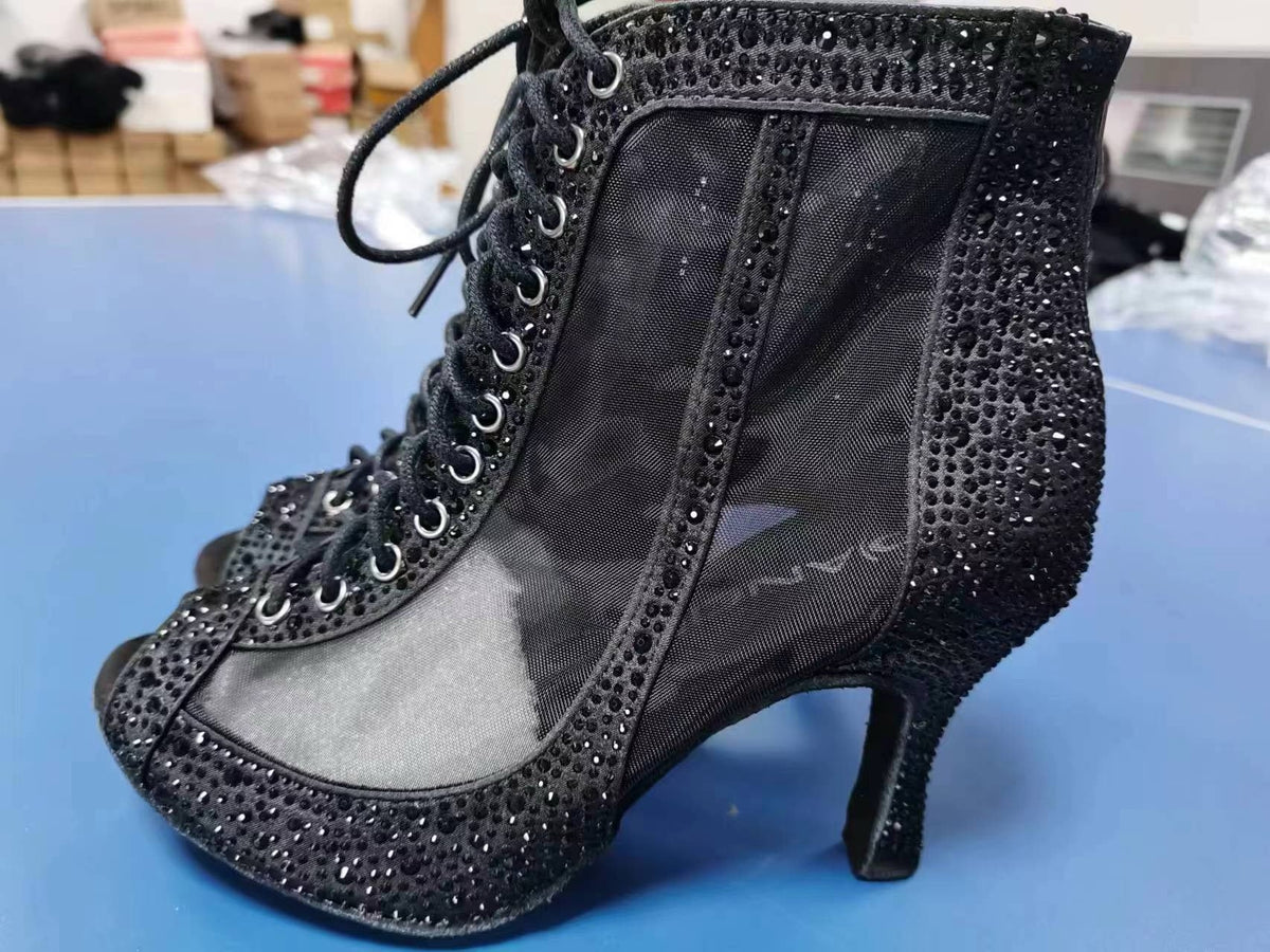 Women's Rhinestone Latin Dance Heels