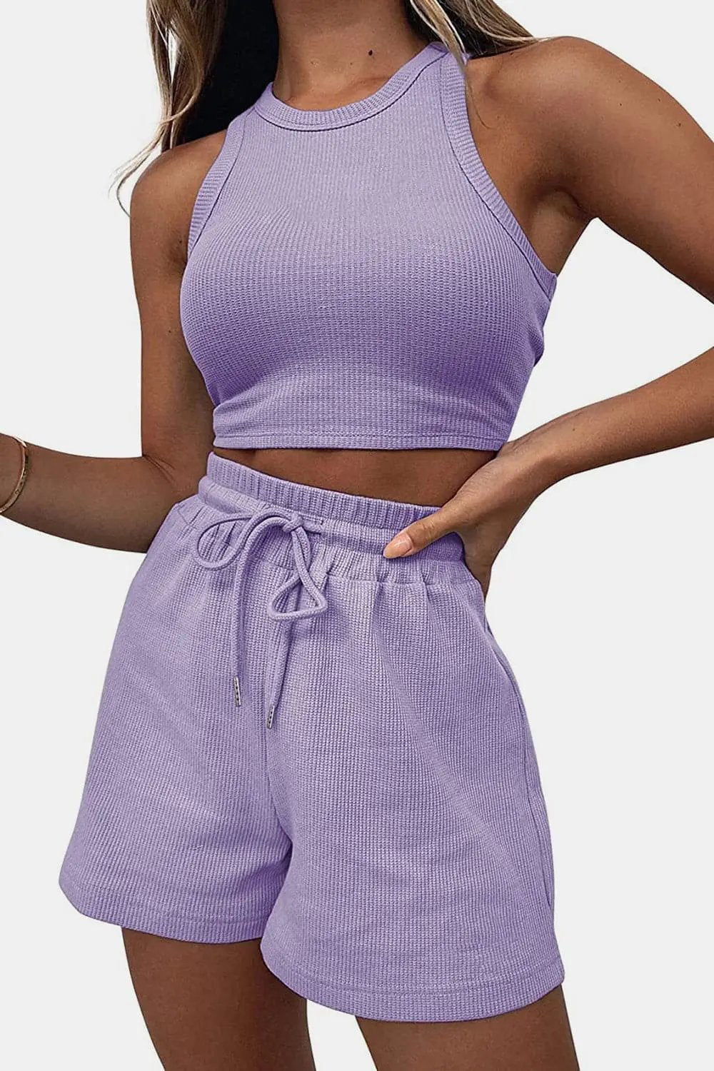 Trendsi Two-Piece Sets - Stylish Top & Shorts Set - Premium Quality