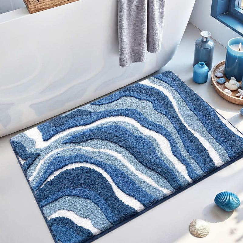 Wear-resistant Bedside Rug Doorway Water-absorbent Non-slip Doormat