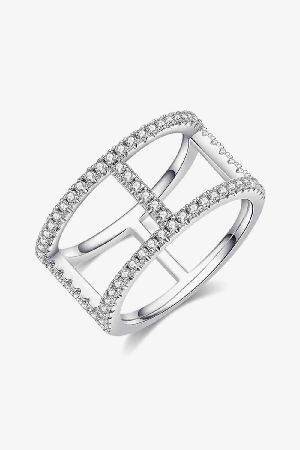 Always Get Better Moissanite Ring – Modern Minimalist Design
