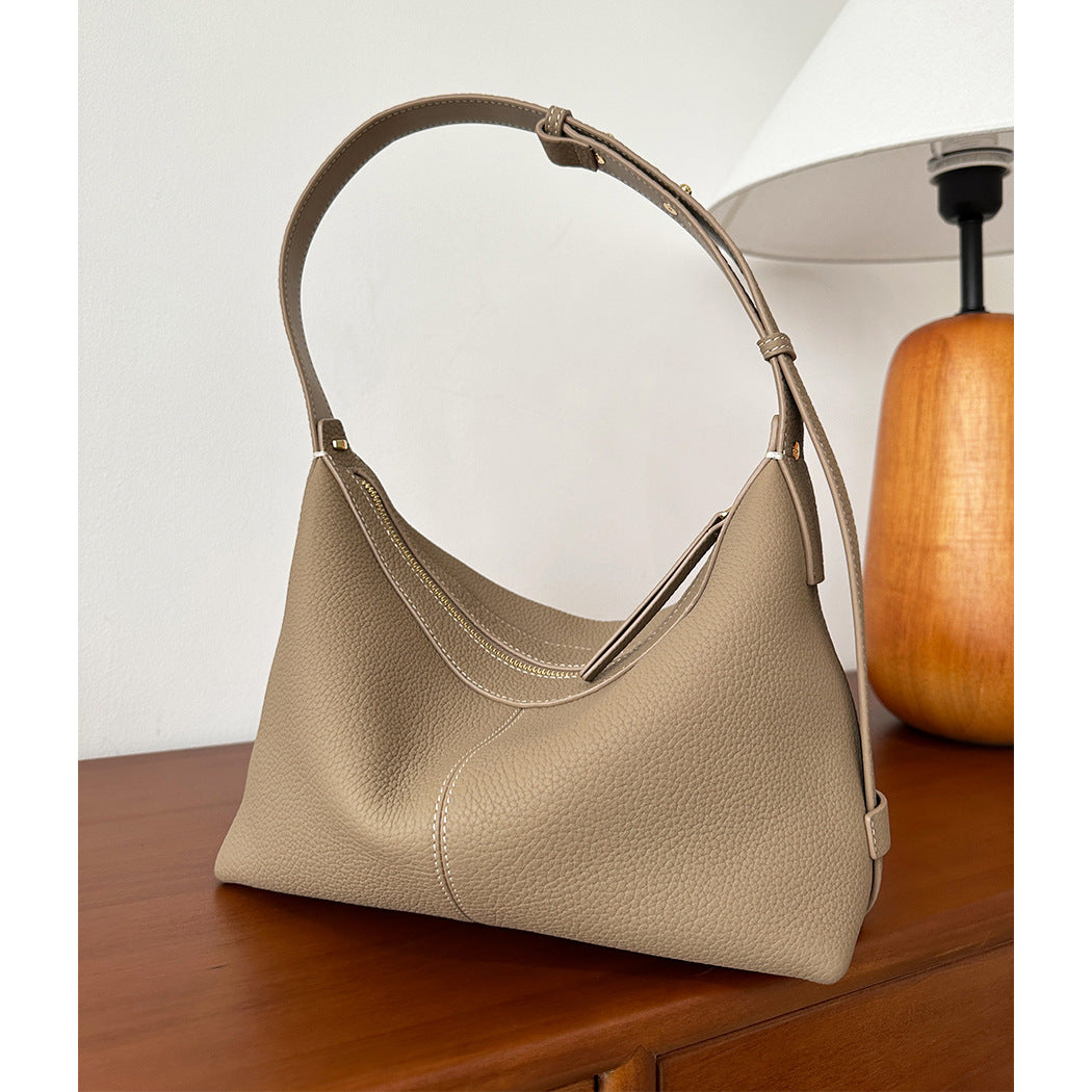 Commuter All-Match Genuine Leather Womens Bag