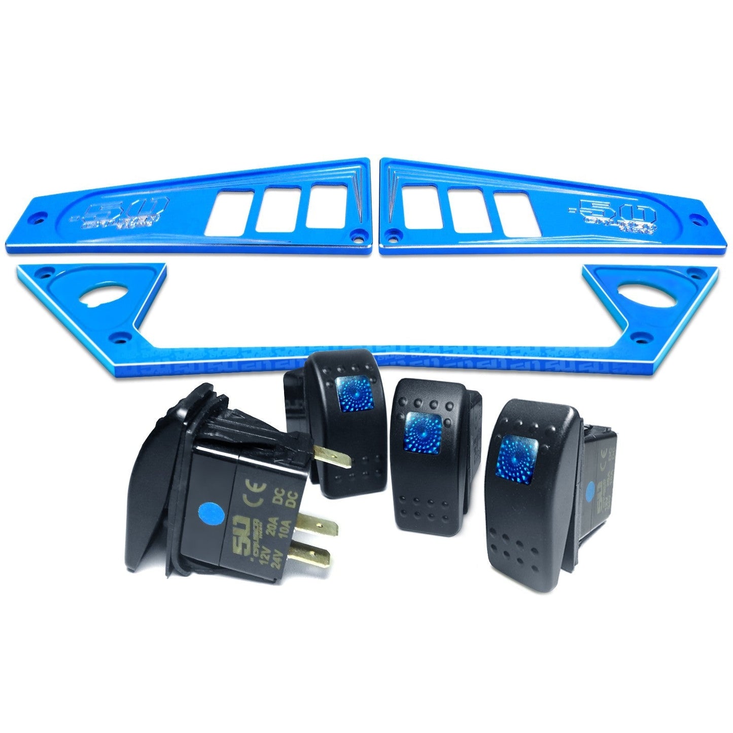 Ride Command XP1000 6 Switch Dash Panel