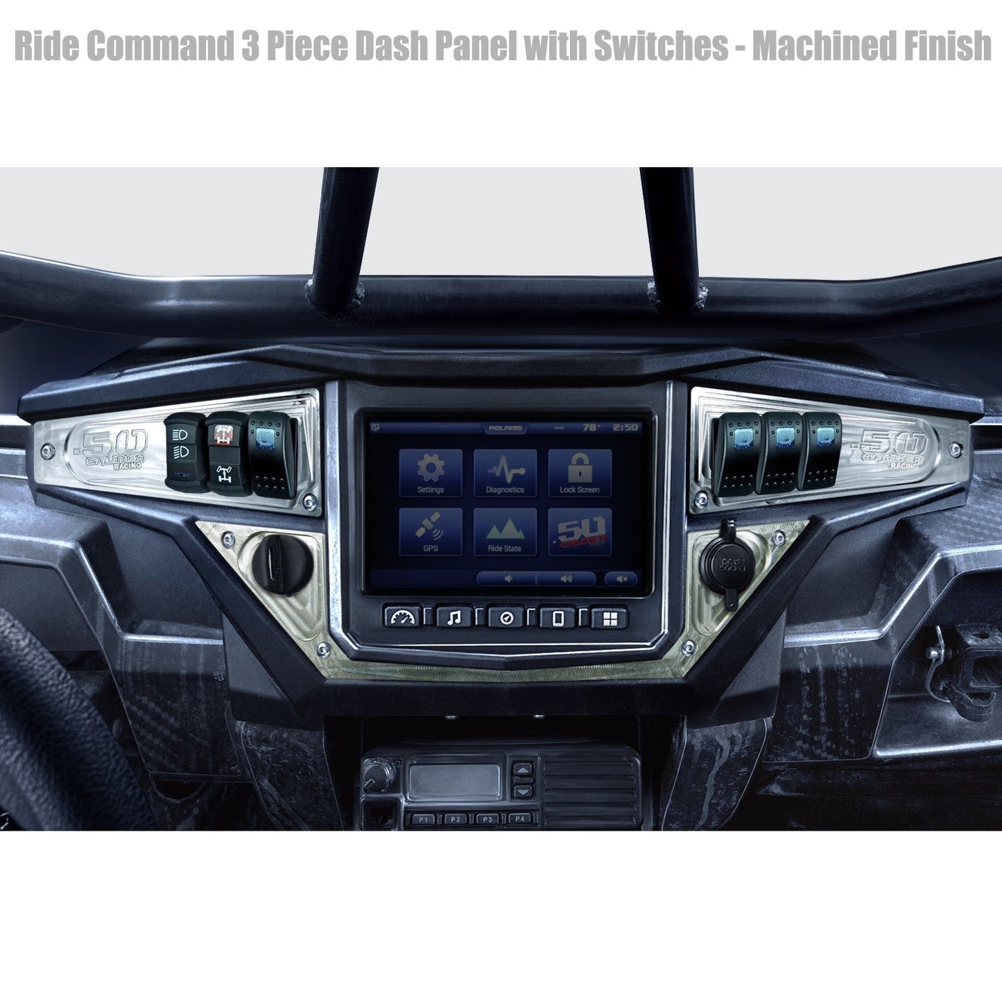 Ride Command XP1000 6 Switch Dash Panel