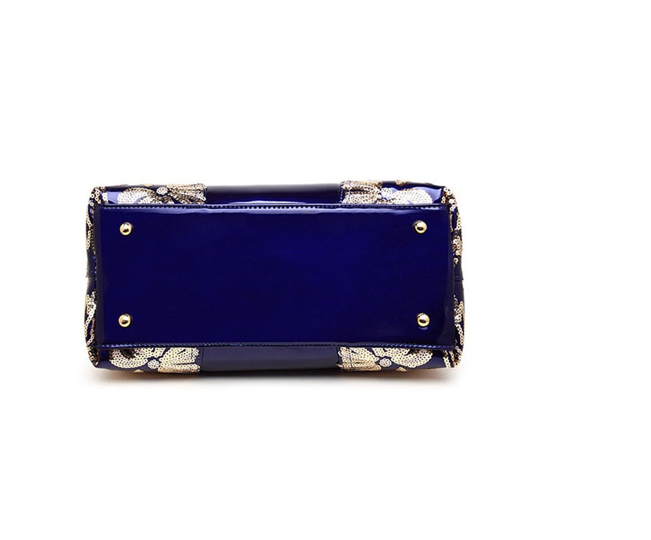 Women's Embroidered Floral Shoulder Handbag