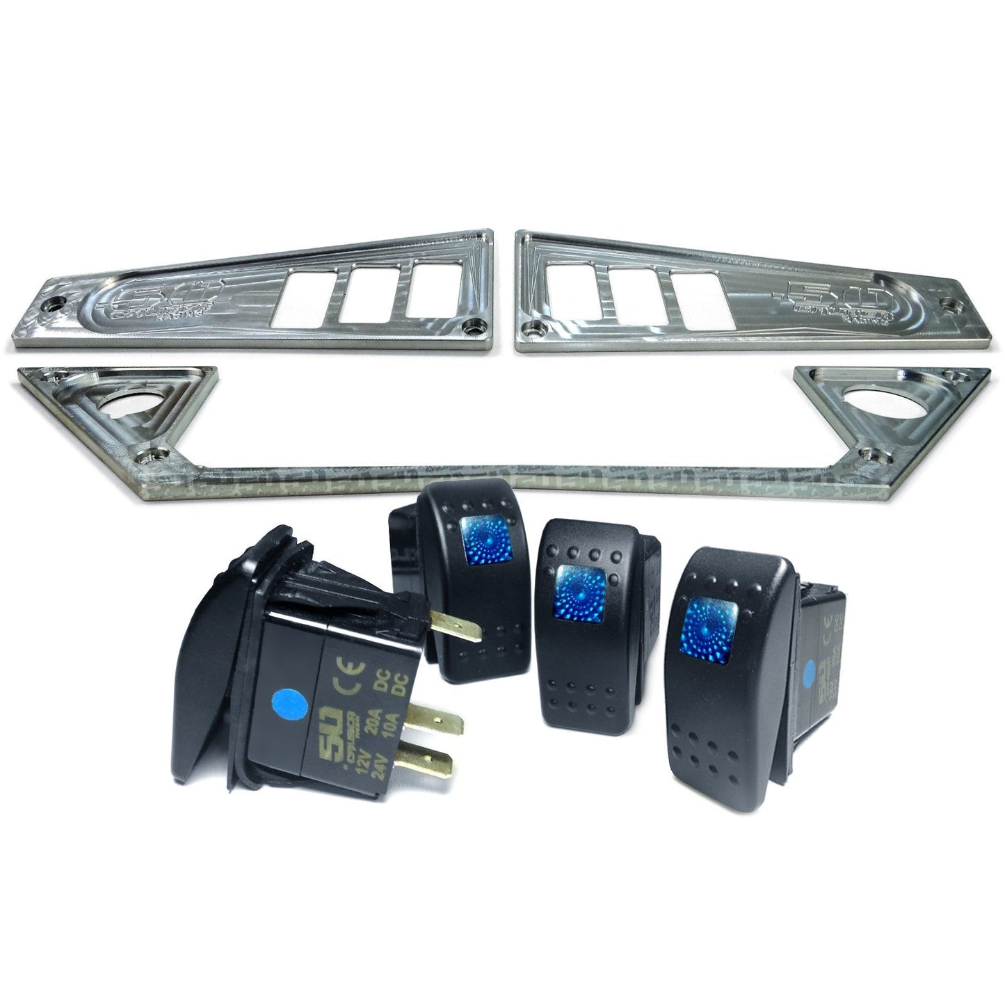 Ride Command XP1000 6 Switch Dash Panel