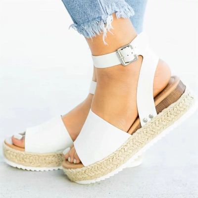 Wedge Fish Mouth Sandals