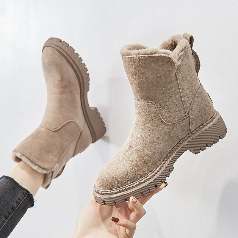 Women's Fleece-Lined Side Zip Boots