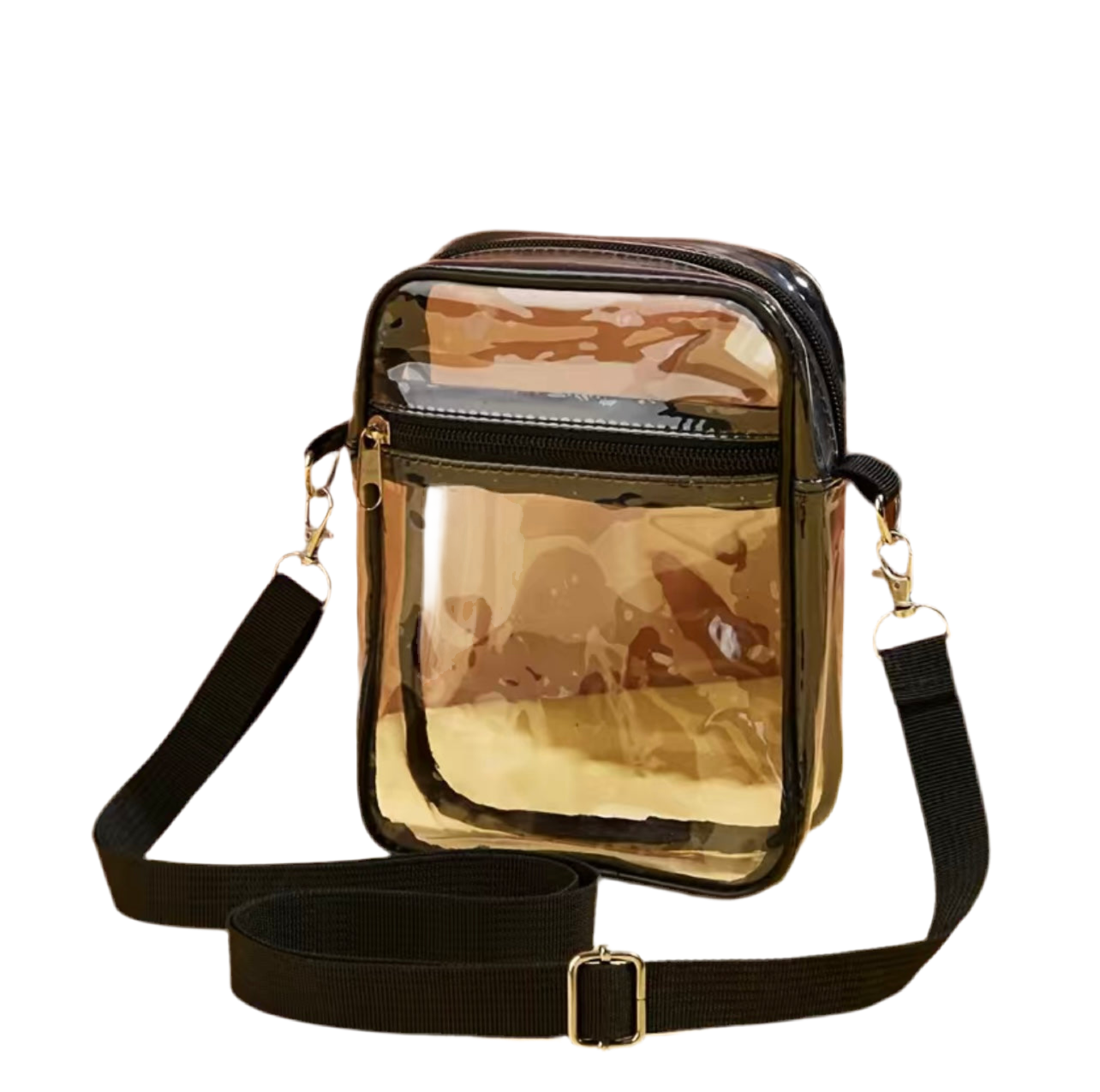 Bolso cruzado transparente