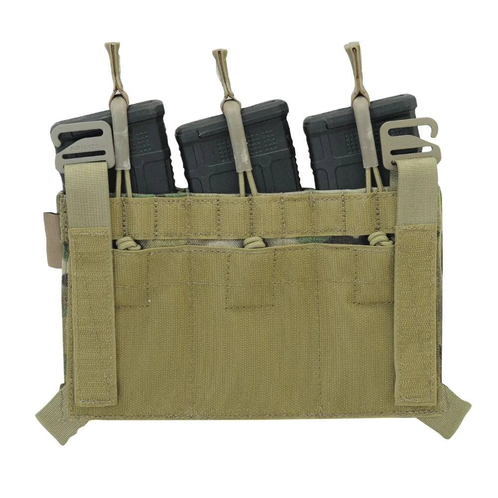 Placa frontal portacargadores triples AG3