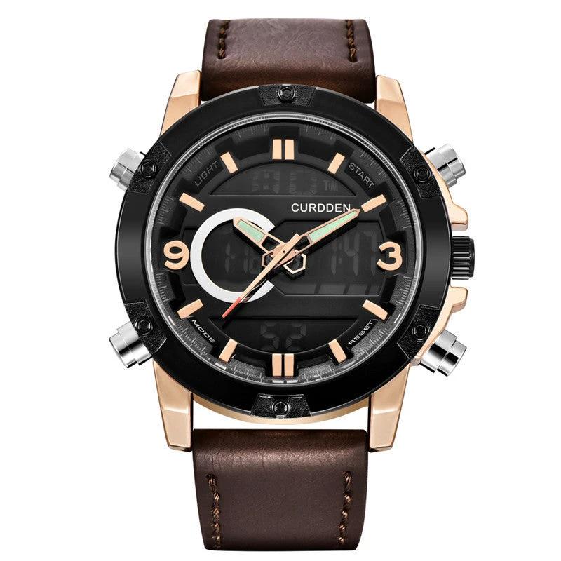 Men's Fashion Belt Multi-functional Watch