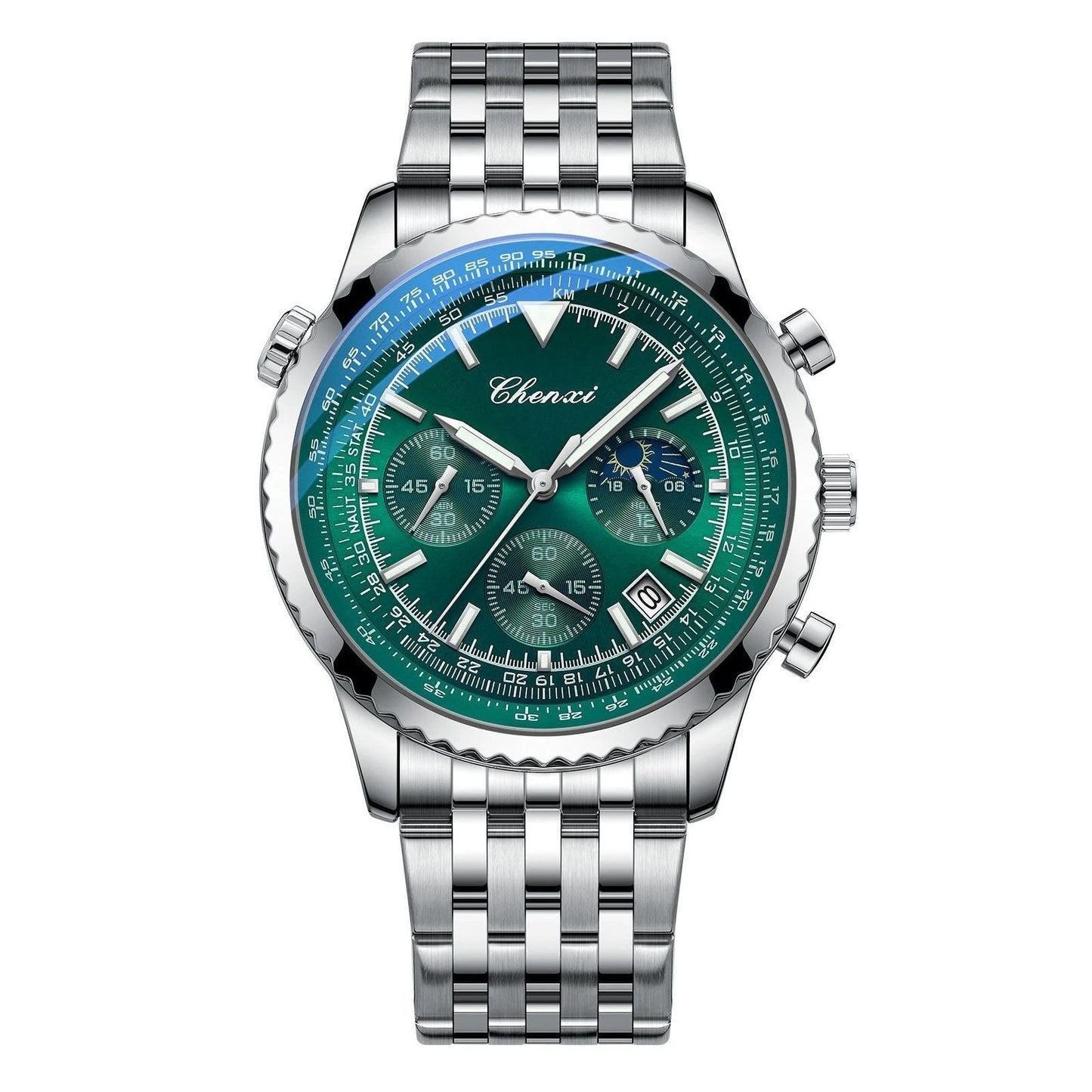 Men's Table Quartz Luminous Waterproof Watch