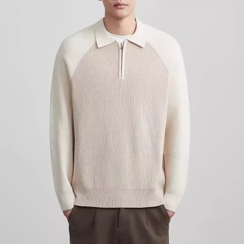 Casual Japanese-style Raglan Long-sleeve Sweater