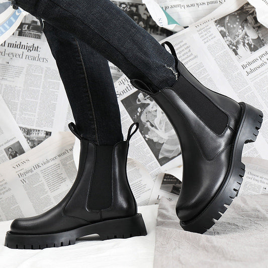 Botas de invierno con forro polar – Ropa de calle cálida para exteriores