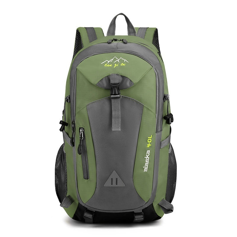 Polyester Men's Outdoor Mountaineering Bag Large Capacity Backpack