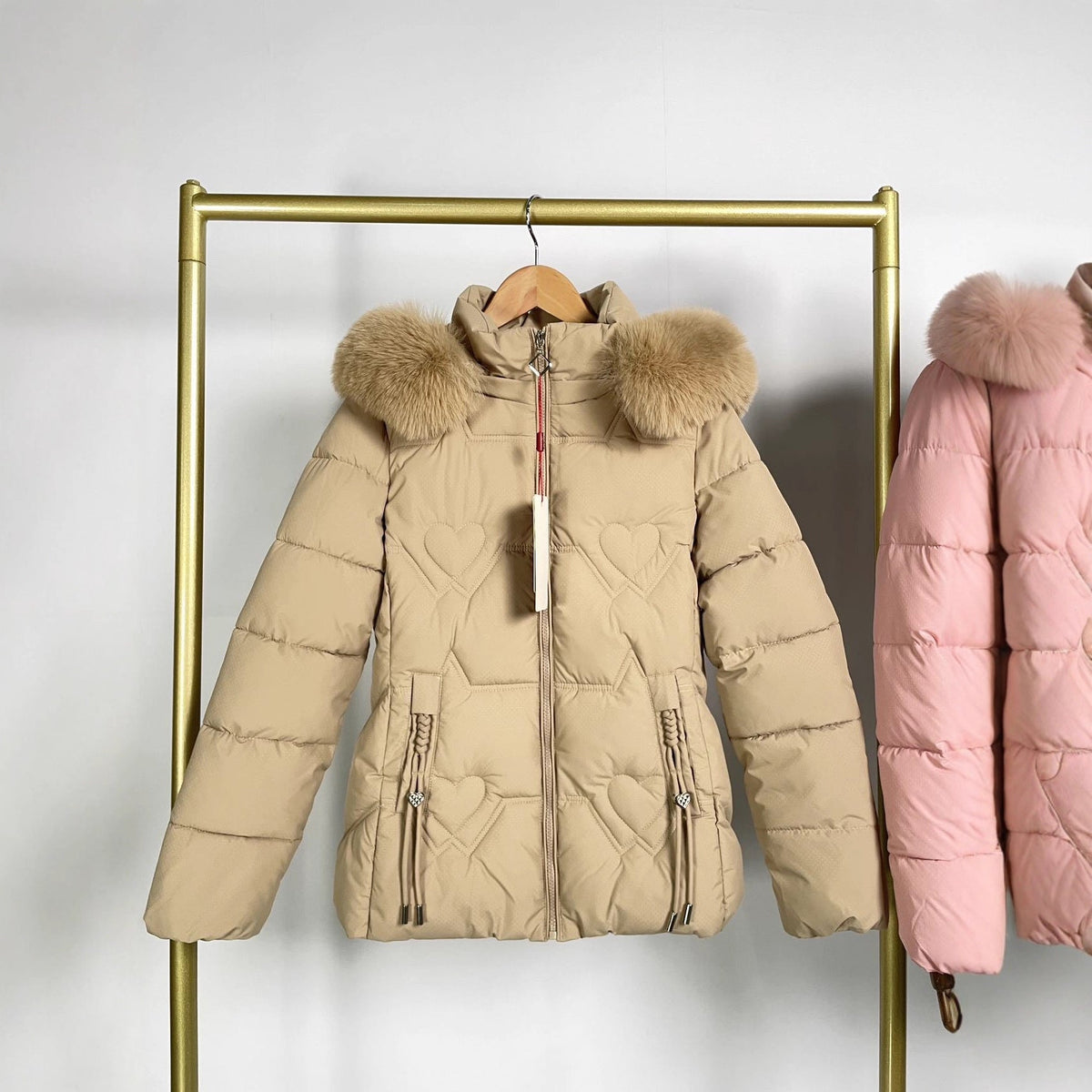 Fur Collar Fashionable Warm Jacket Women
