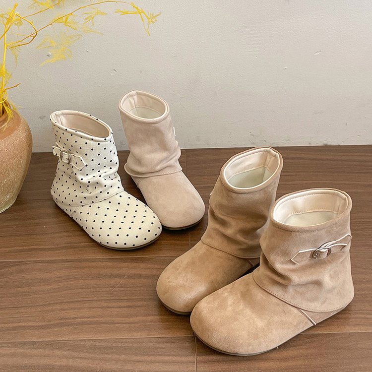 Fashionable French Versatile Thick Soled Boots For Women, Summer Soft Soled And Slim Looking Boken Short Boots