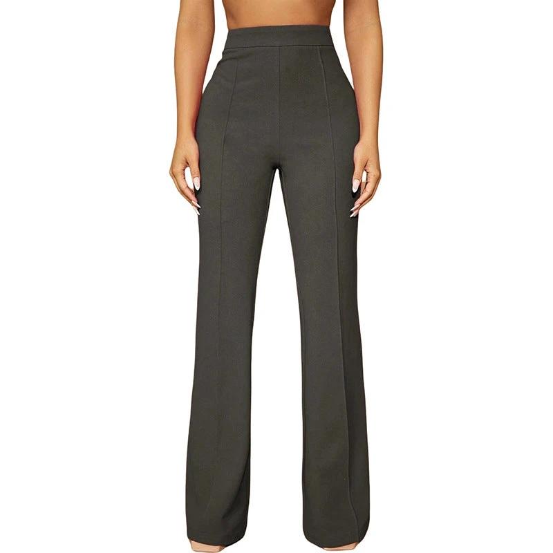 High Waist All-matching Fashion Business Commute Fall Women's Clothing Casual Business Pants Trousers