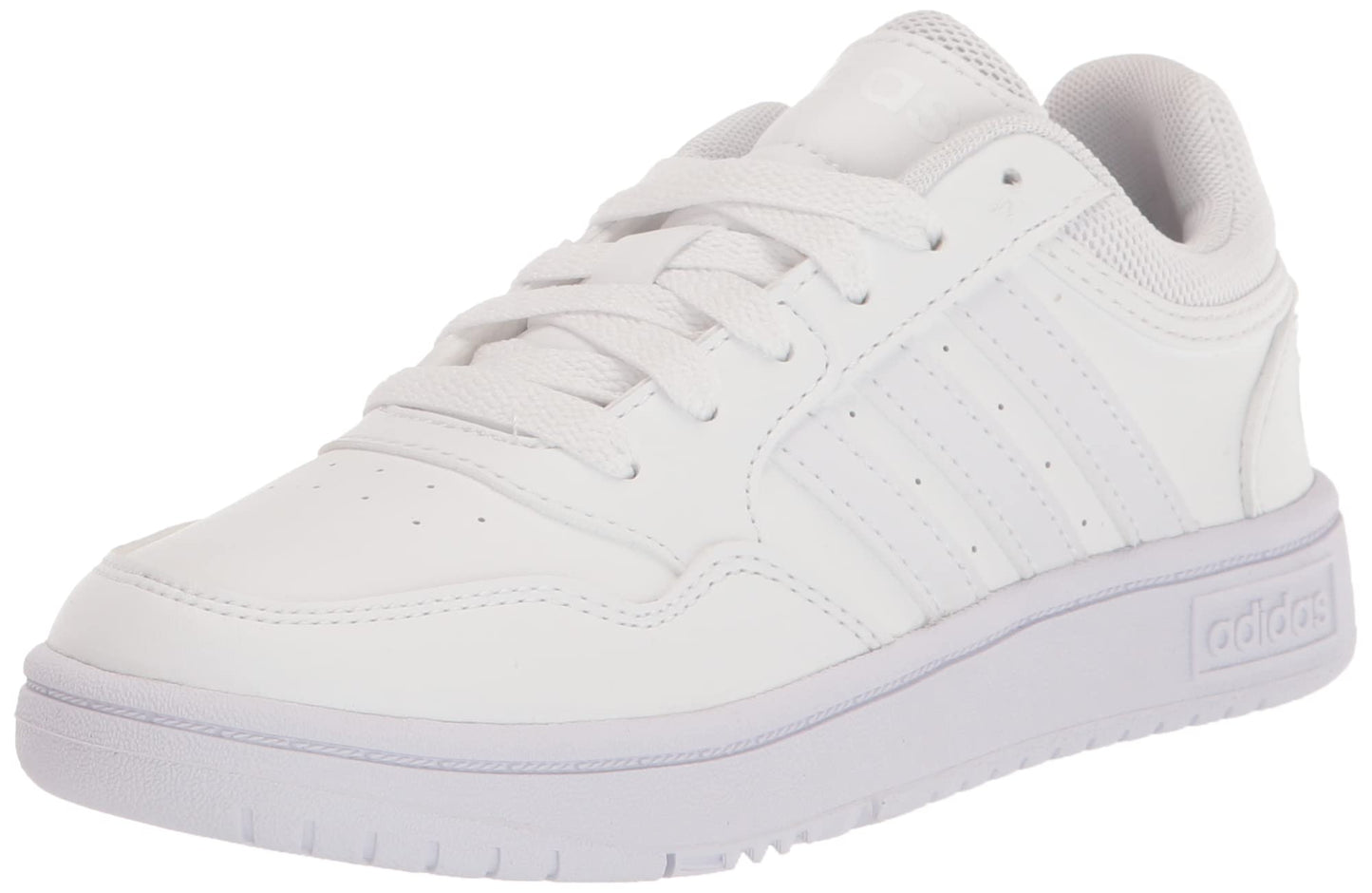adidas Hoops 3.0 Low Top Basketball Shoe White/White/White 13 US Unisex Little Kid
