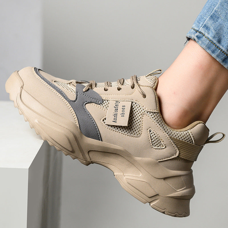 Zapatillas de trabajo antiaplastamiento ligeras y transpirables – Calzado de seguridad para mujer
