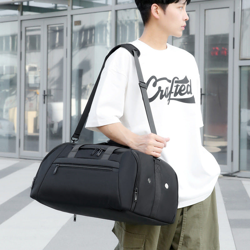Travel For Outdoor Activities Large-capacity Leather-coated Luggage Bag