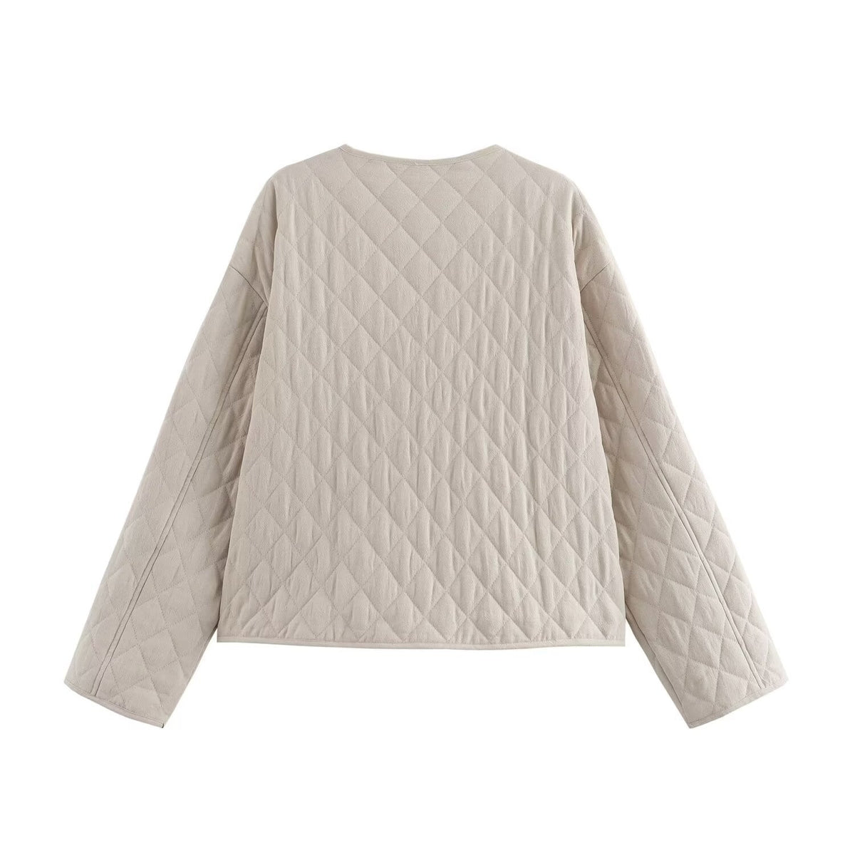 Women's Clothing Autumn And Winter New Fashion Linen Blended Cotton Jacket Coat