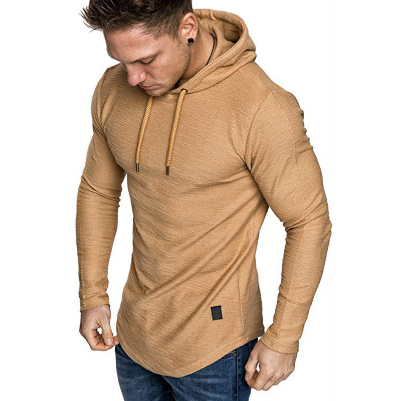 Sudadera con capucha ajustada para hombre