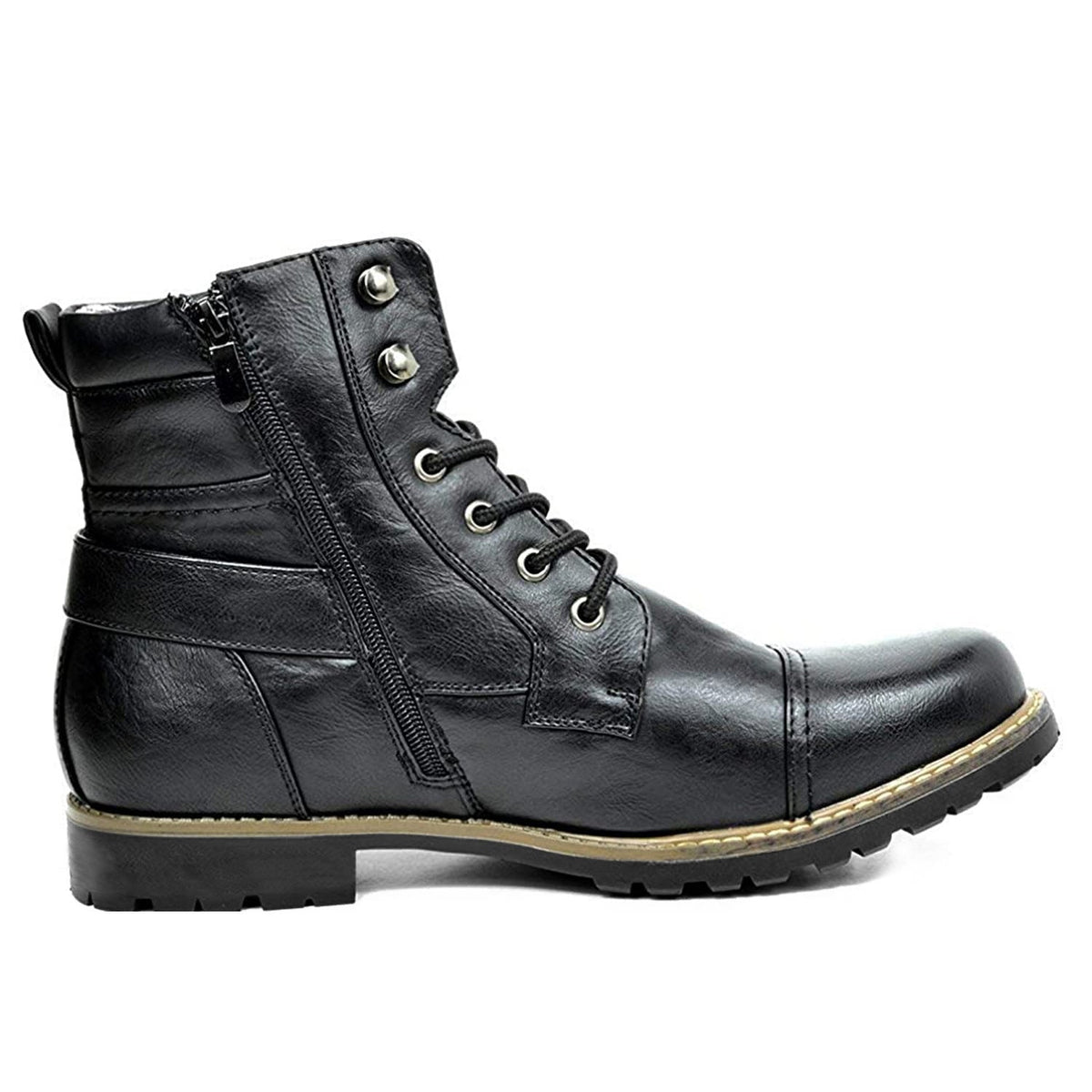 Men's Double Zipper Boots
