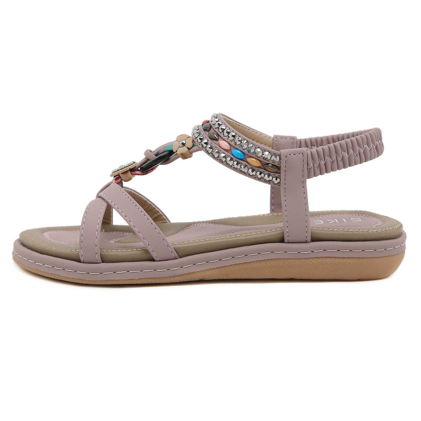 Women's Rhinestone Casual Flat Sandals