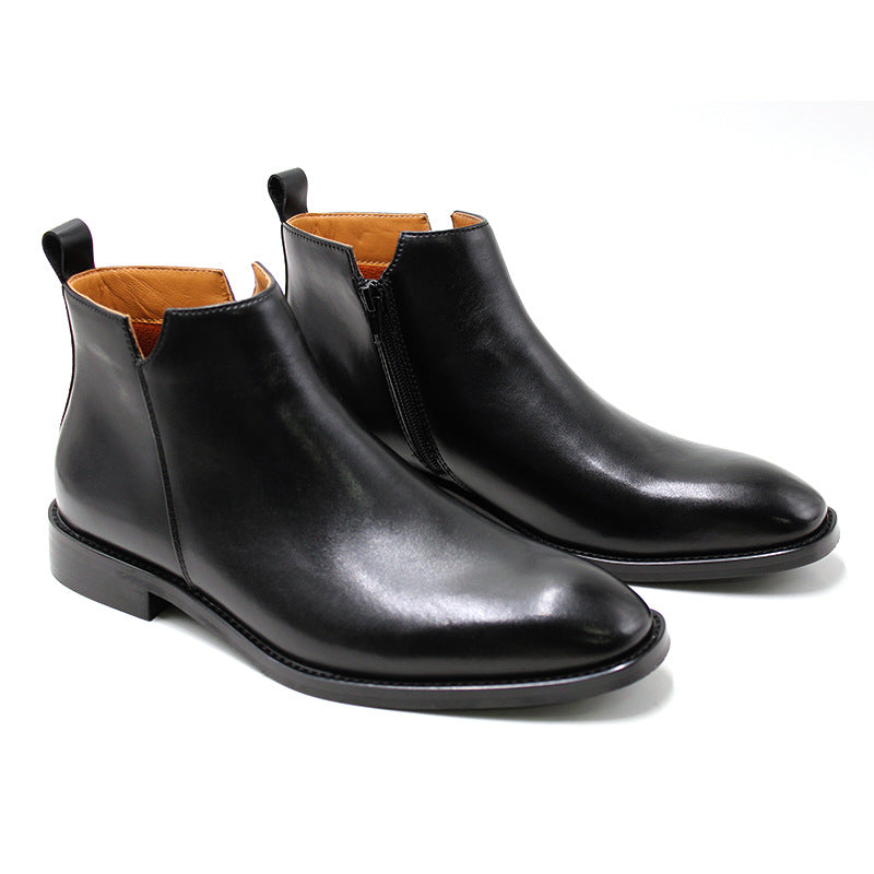 Men's British Style Casual Side Zipper Martin Boots