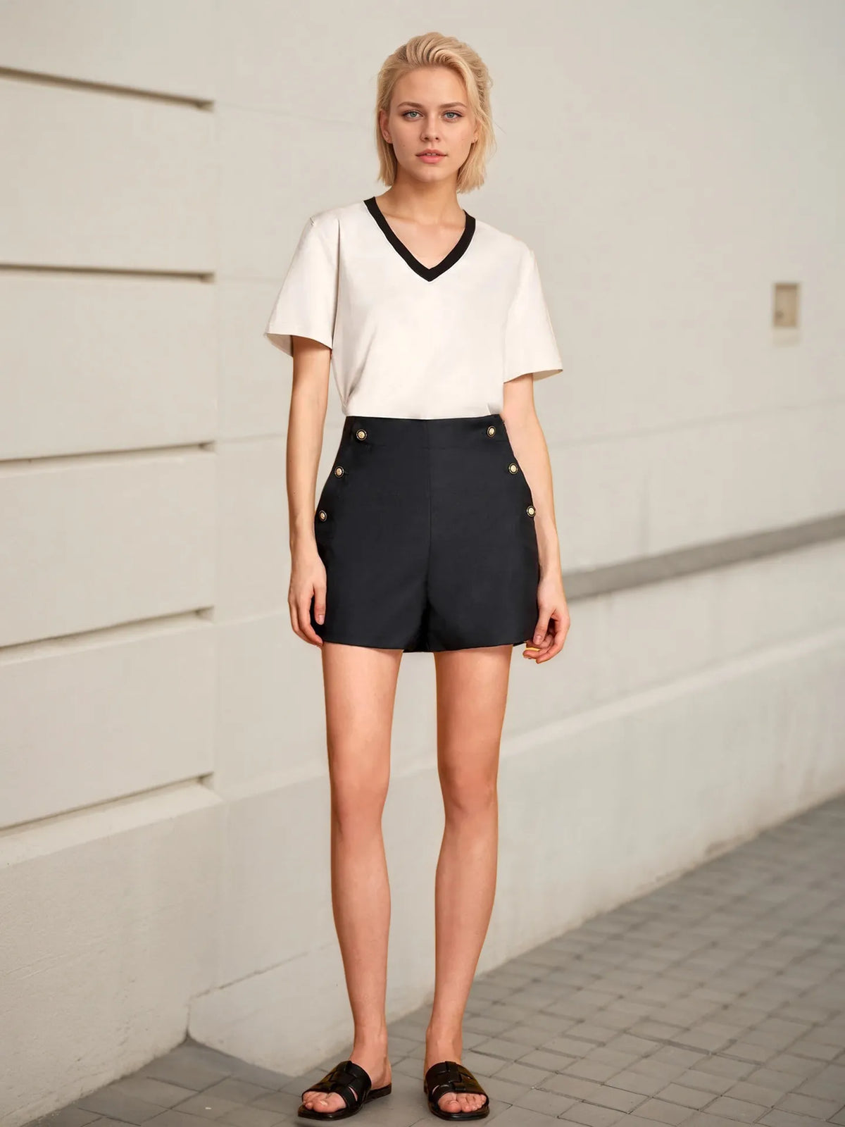 High-Waisted Shorts