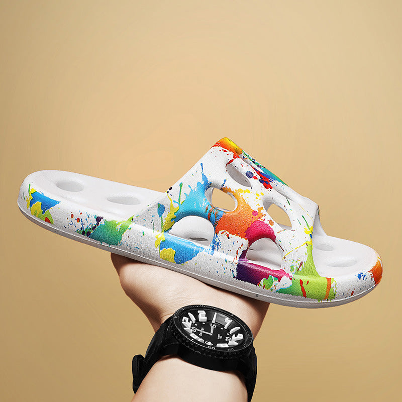 Plus Size Colorful Slippers See size chart under “more details”