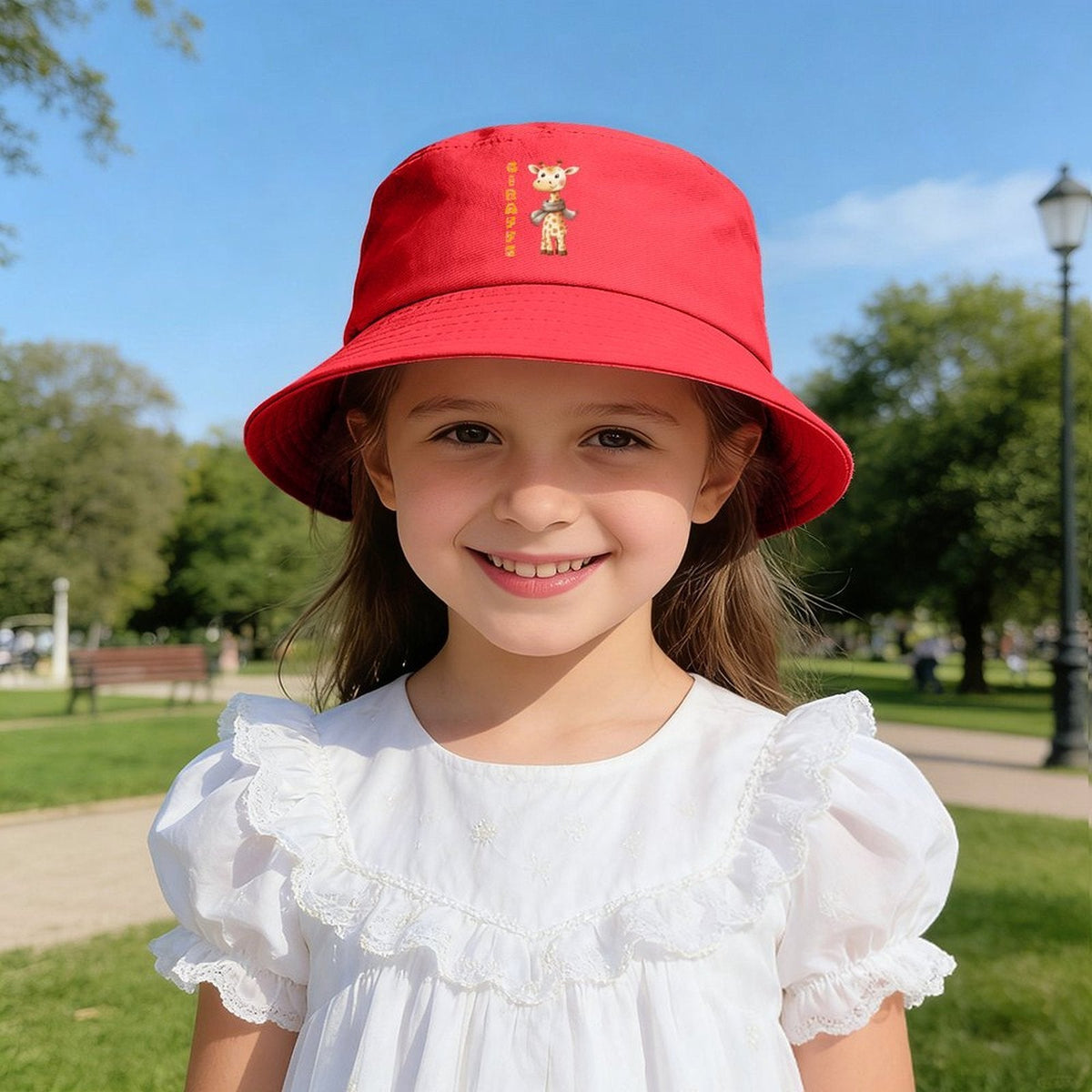 Cute Baby Giraffe Design Kids’ Bucket Hat | Ships from USA