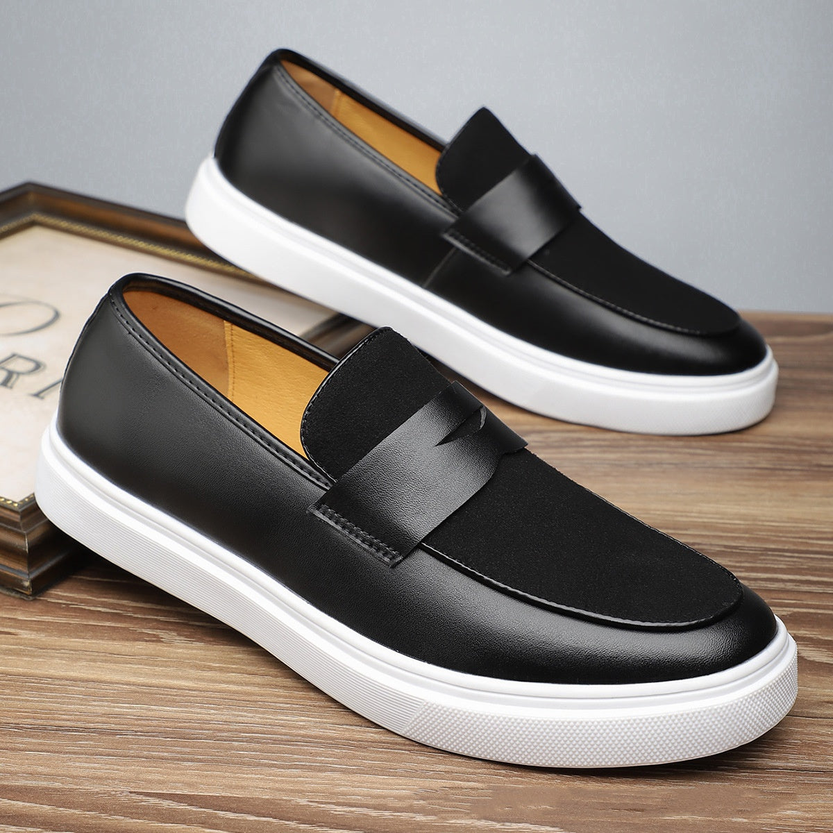 Men's Slip-on Gommino British Style Casual Flats