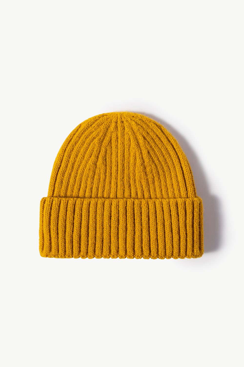 Gorro de punto de canalé