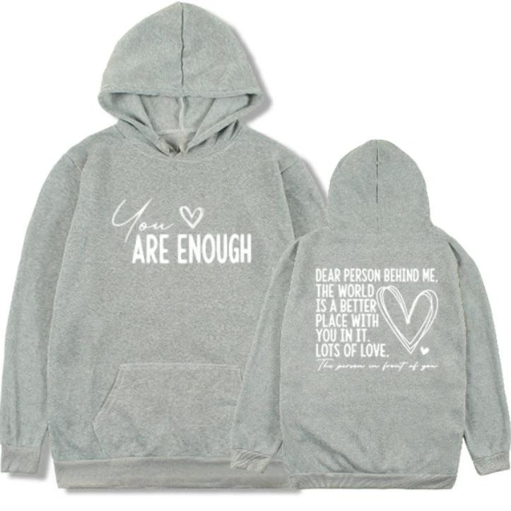 Men's "You Are Enough" Hoodies