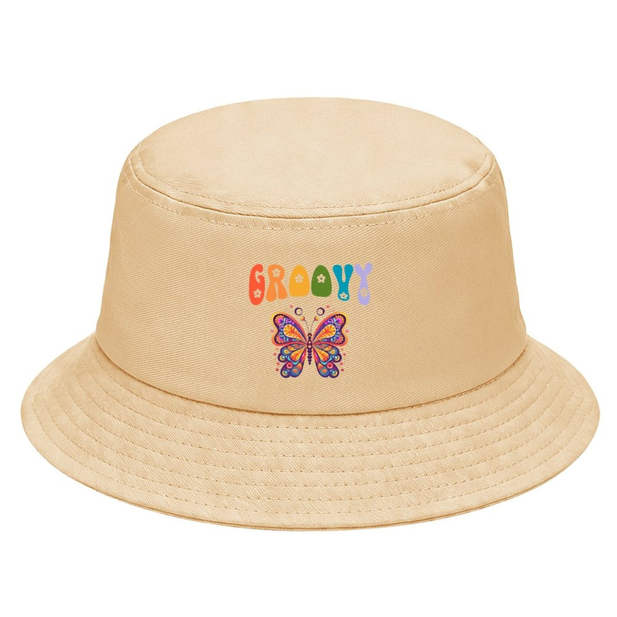 Groovy Butterfly Children’s Bucket Hat (Front Printing)