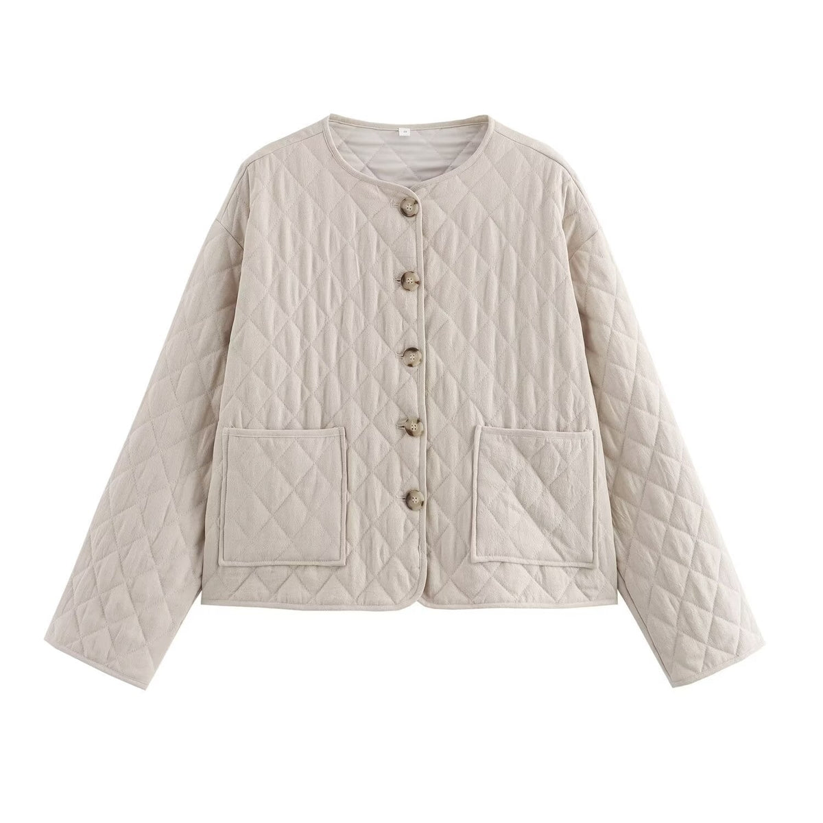 Women's Clothing Autumn And Winter New Fashion Linen Blended Cotton Jacket Coat