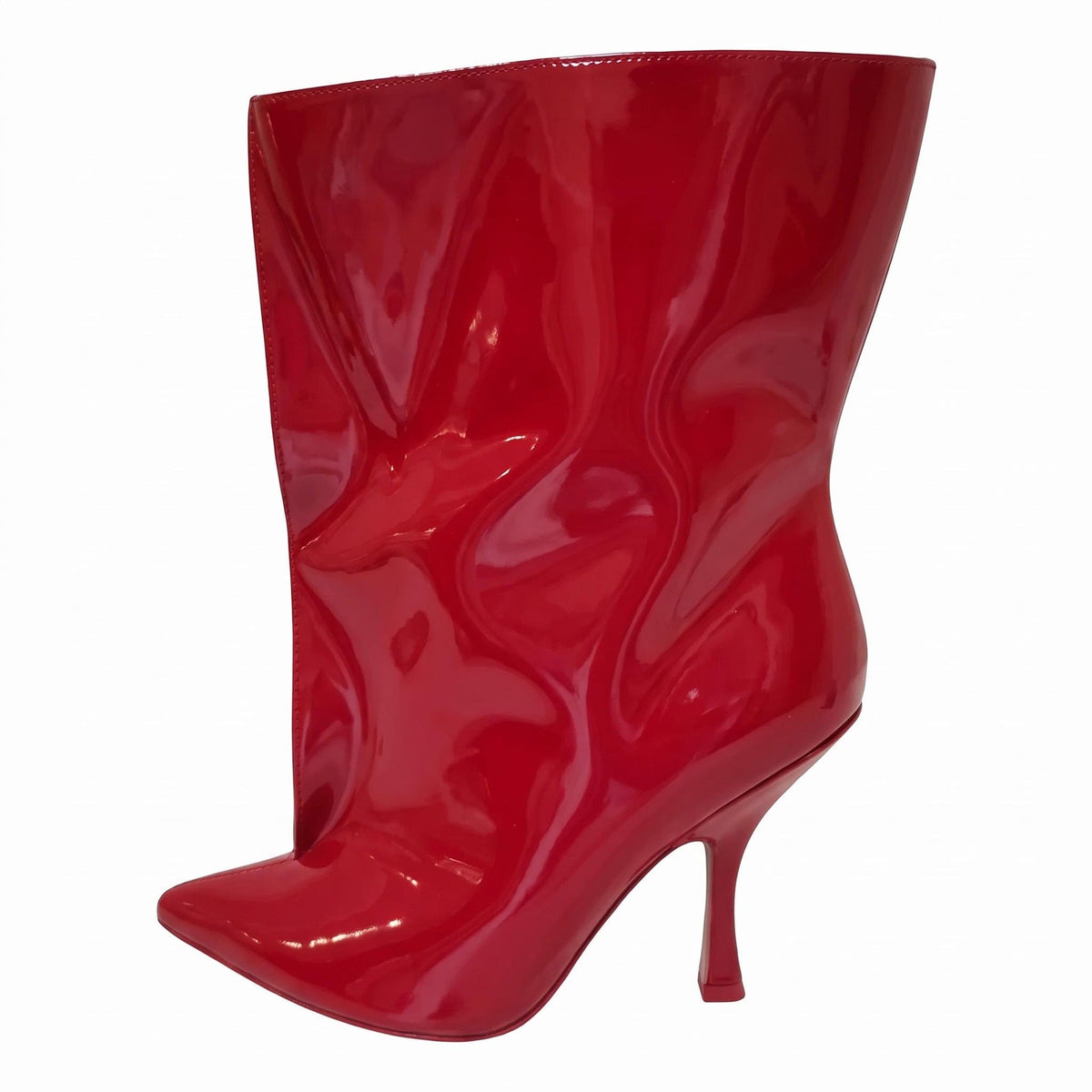 Pointed-toe High-heeled Sexy Flared Ankle Boots For Women