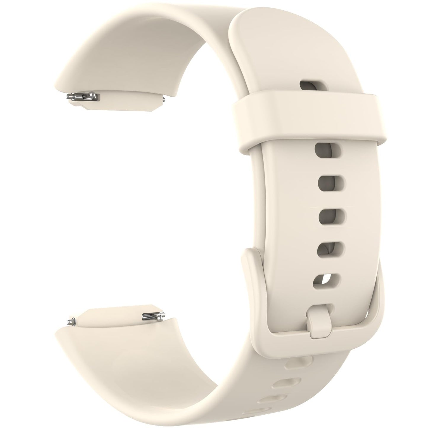 VPSTAY ALW1 Watch Mini Silicone Replacement Bands Straps Compatible Watch Quick Release Bands Watch (White)