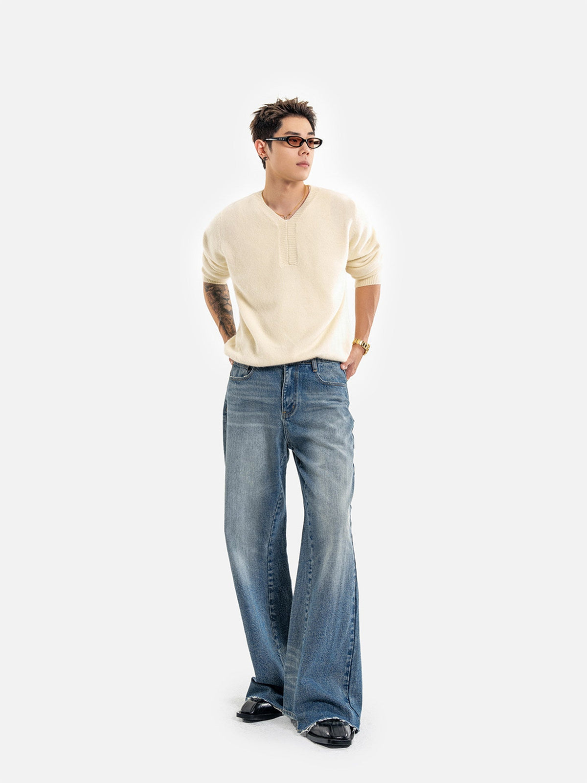 Loose Fitting Versatile Pullover Sweater