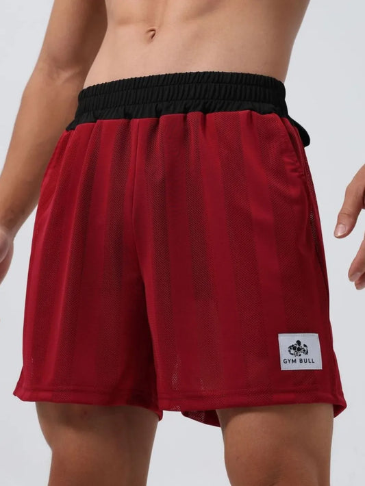 Men's Plus Size Elastic Waist Shorts