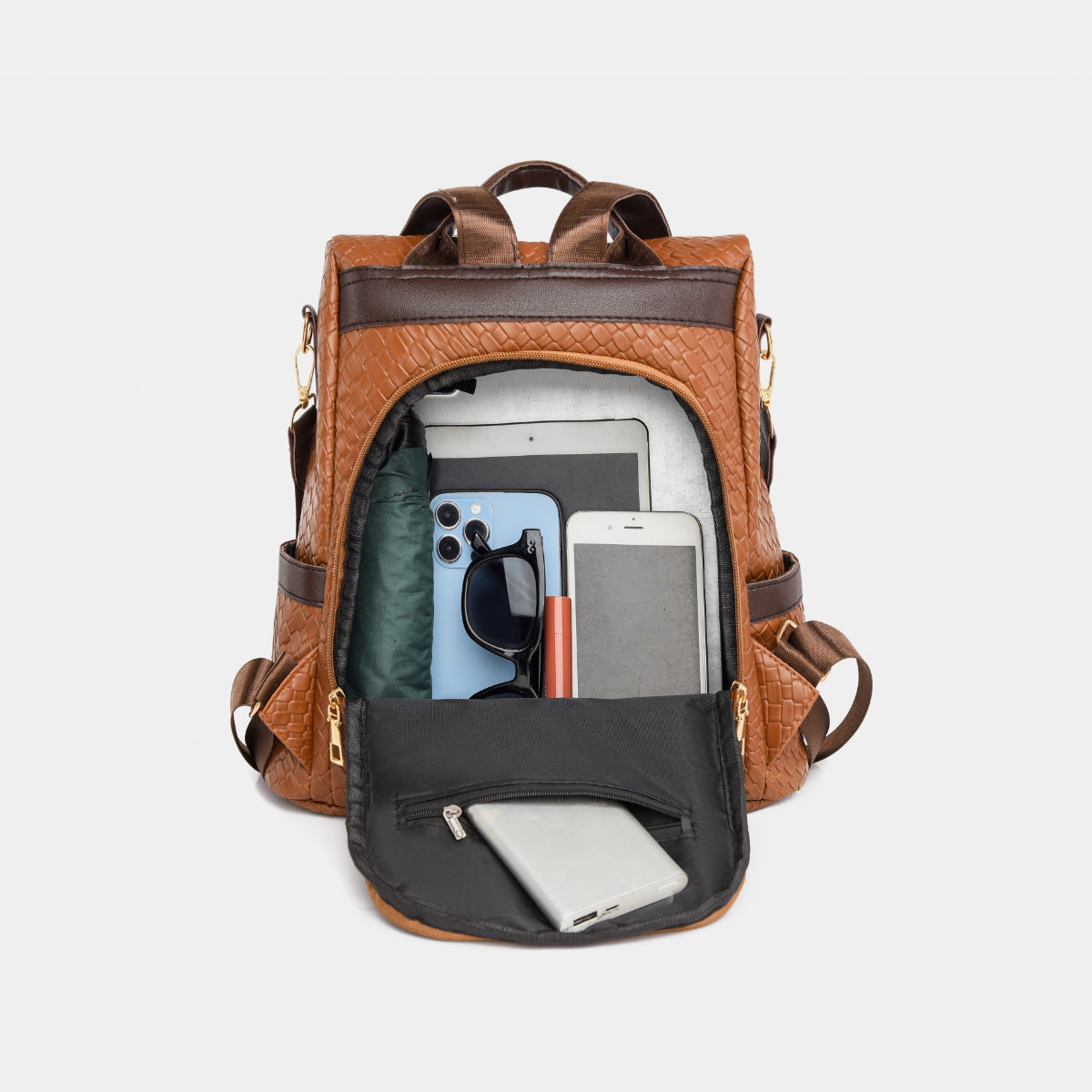 Mochila de piel sintética