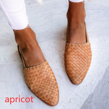 Unisex European And American Baotou Flat Loafers With